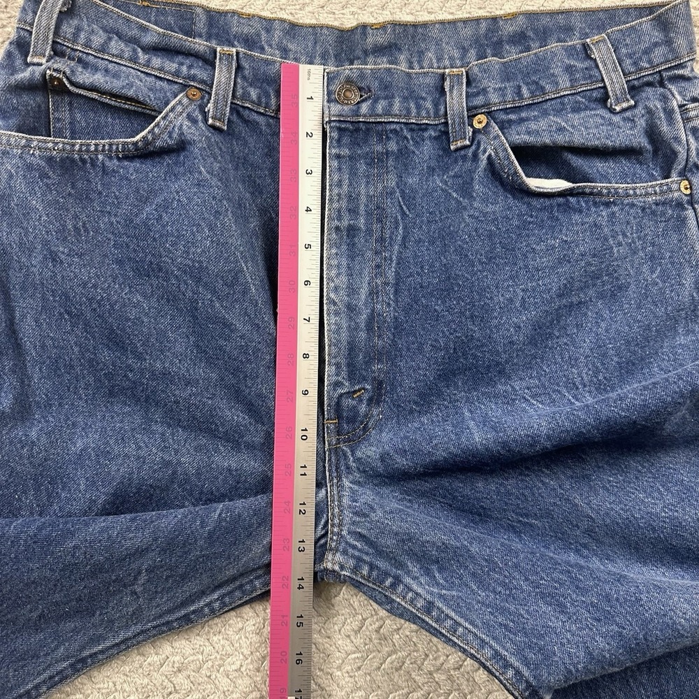 Vintage Levi's 517 Orange Tab Men's 38x30 Stone Wash Skater 80's 90's Y2K Hemmed - Picture 5 of 16